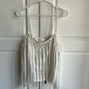 Super fun Anthropologie fringe cami!